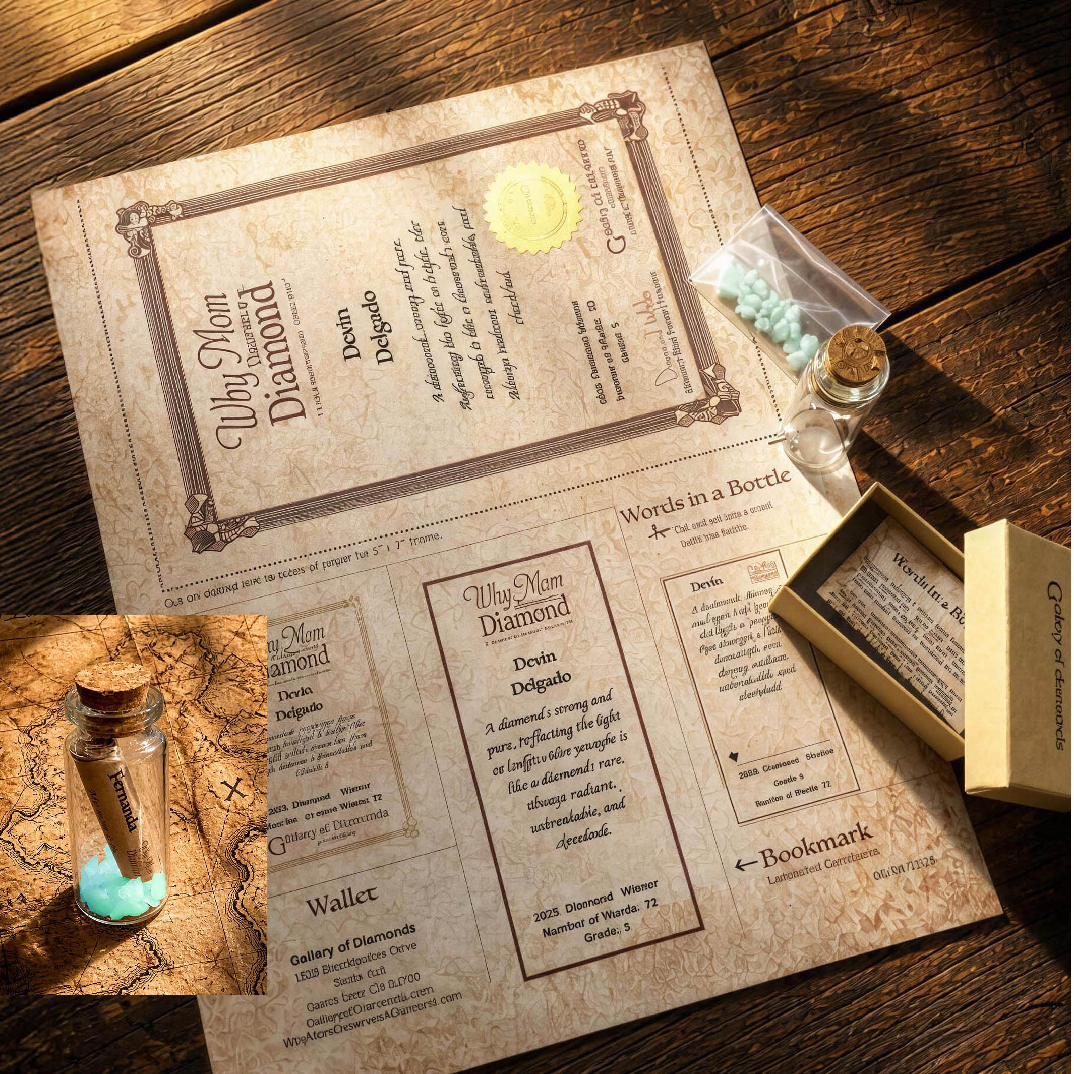 Winning Words Collection with Words in a Bottle